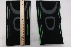 Knee Sleeve Neoprene Material Pain Relief / Black / Green / XL / (2 Pack) TF