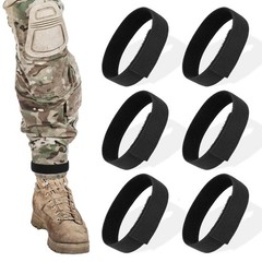 6 Pcs Ankle Strap, Boot Blousers Strap 30cm/11.8in*2.5cm/1″, black