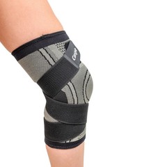 2× Knee Sleeve Compression Brace Support Sport Joint Pain Arthritis Relief Strap