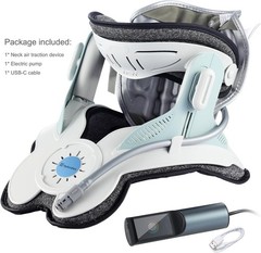 Cervical Neck Traction Device: Neck Stretcher for Cervical Pain Relief, Electric