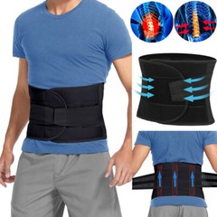 Adjustable Lumbar Support Lower Waist Back Belt Brace Pain Relief Men and Women