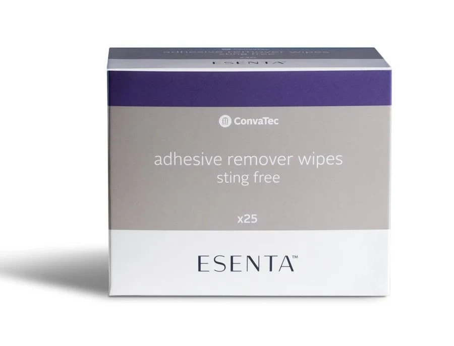 ConvaTec ESENTA Adhesive Remover Wipes Box of 25 – 423391 – OUC Medical