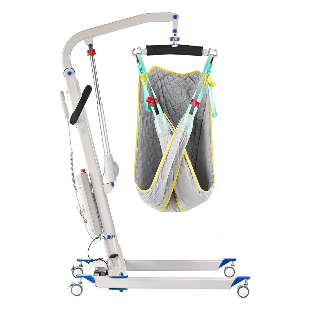 Uimoso Electric Folding Patient Lift with U-Shaped Sling for Easy Transfers