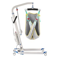 Uimoso Electric Folding Patient Lift with U-Shaped Sling for Easy Transfers