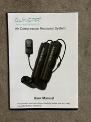 QUINEAR Leg Recovery System Air Compression Therapy Boots – Medium – NEW Tested