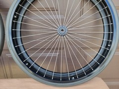 24″ Wheelchair Wheels W/ The Natural Fit Lt For Quickie Tilite Ki Mobility Rims