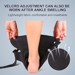 Ankle Brace Support Stabilizer Foot Guard Sprain Pain Relief Drop Foot Strap