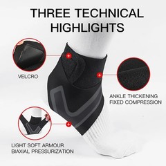 Ankle Brace Support Compression Sleeve Plantar Fasciitis Pain Relief Foot Wrap