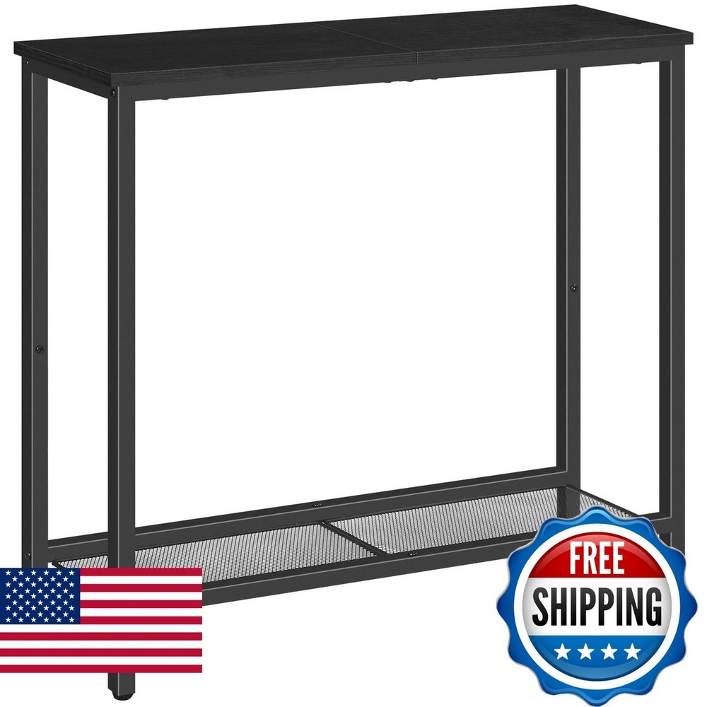 HOOBRO 29.5″ Narrow Console Table BB74XG01 – Black