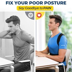 Adjustable Posture Corrector Back Straightener Support Shoulder Brace Men Women