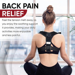 Posture Corrector Back Brace Adjustable Pain Relief Neck Shoulder Support