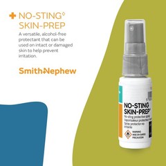 Alcohol-Free Skin Barrier Spray, NO-Sting Protective Dressing, 1 oz, Skin Prep