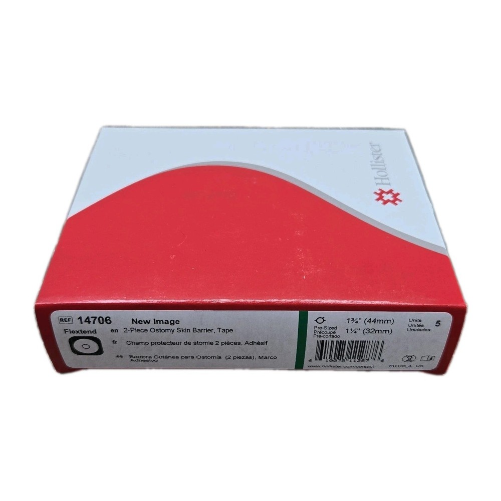 5 Unit Hollister 14706 New Image Pre-sized 1¼“ Skin Barriers 1¾“ Flange Exp 2030