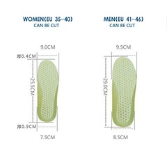 XINIFOOT 3 Pairs Comfortable Breathable Insoles – Comfort M: US 4-7, 3