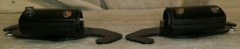 SET OF WHEELCHAIR BACK SUPPORT BRACKET GOOD AS PICTURE