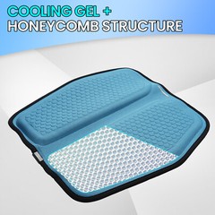 Cushion for Pressure Relief for Home Office Chair and Car Seat Cushion Gel Seat
