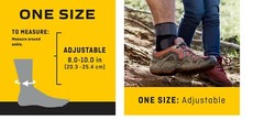 3M Futuro Ankle Stabilizer brace adjustable velcr0 ~washable~ left or right foot