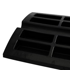 Extendable Curb Ramp for Driveway Garage 3 Pack Rubber Threshold Car Bridge