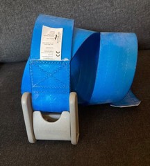 SAMMONS PRESTON Quick Clean Gait Belt BLUE Polyethylene 60″ long Secure Buckle