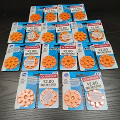 160 Kroger Size 13 Hearing Aid Batteries Battery 10 Packs Of 16 Exp. 2024