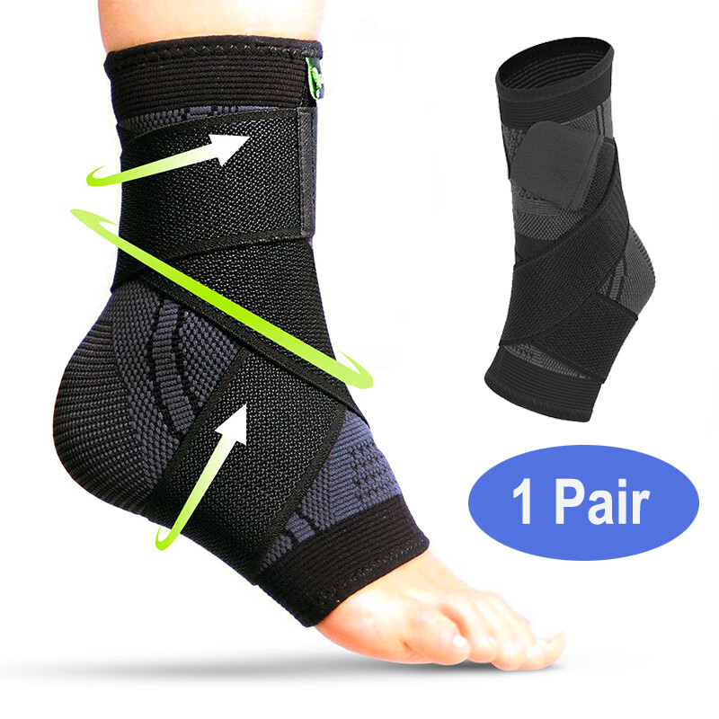 3D Woven Sports Ankle Brace Support High Protection for Running Basketball Sport