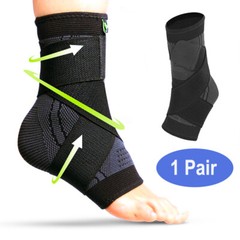 Ankle Brace Adjustable Compression Sleeve Support Heel Brace Achilles Tendonitis
