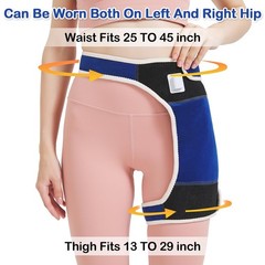 Hip Heating Pad for Hip Pain Relief,Hip Support Brace for Sciatica Pain Relie…