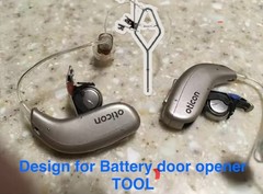 Oticon Battery / Door Opening Tool – USA Shipping