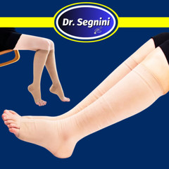 COMPRESSION STOCKINGS 20-30 mmHg KNEE HIGH OPEN TOE SOCKS VARICOSE VEIN ✅J9202✅