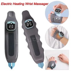 Cordless Hand Wrist Massager Pain Relief with 5 Heat Levels & 3 Vibration Modes