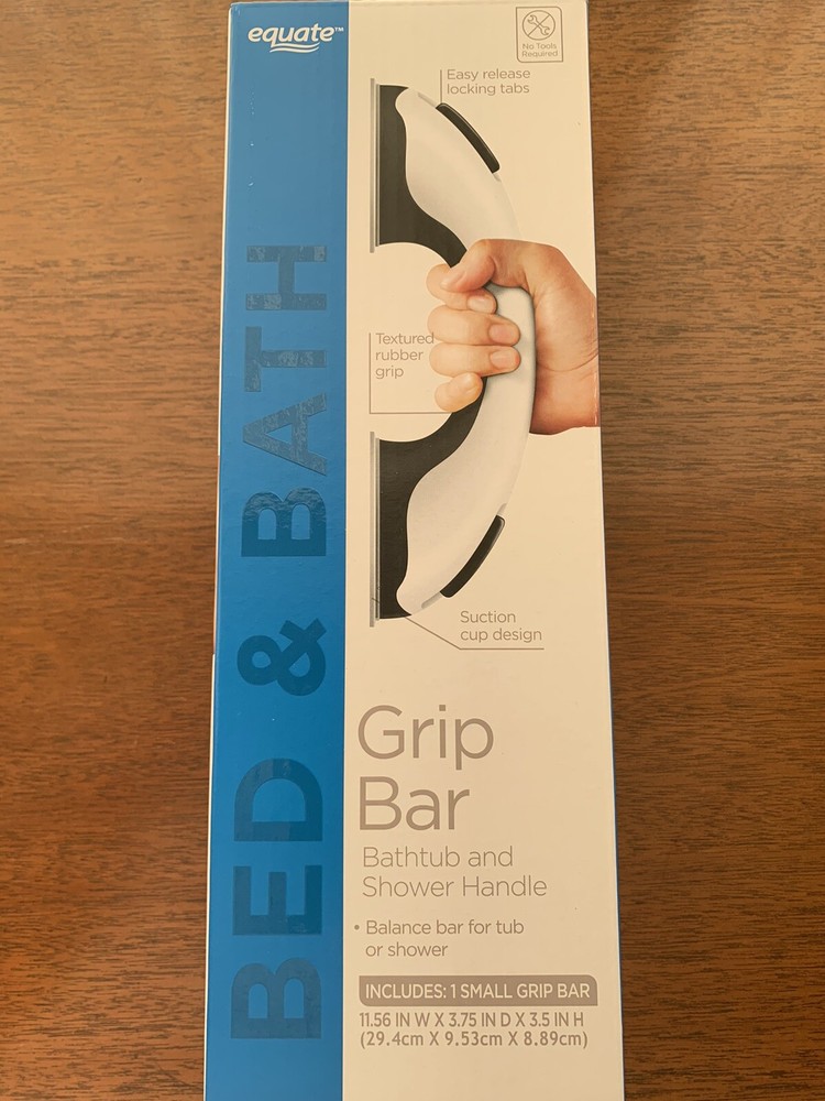 Bath & Shower Grab Bar- 11.56” W X 3.75” D X 3.5”H; Bathtub & Shower Balance Bar