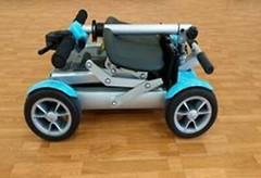 Folding Scooter Only 37 lbs 250 lb Cap 10 Miles Warranty RED EV Rider Gypsy