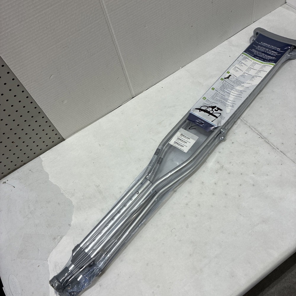 Adult Silver Standard Crutches 5’2”-5’10”
