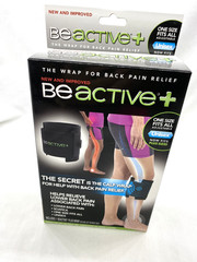 BeActive Plus Calf Wrap – Black (BA-1000) One Size Relieve Lower Back Pain NIB