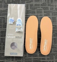 A+ BETTERFORM SportSole Orthotics Leather Shoe Insoles Inserts E M7-7.5 W9-9.5