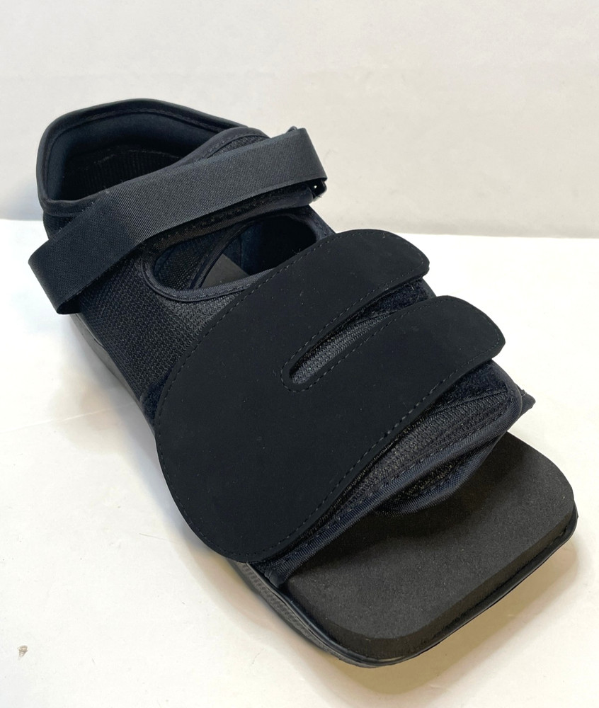Ossur square toe post op shoe mens medium 11 foot brace medical adult black