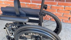 Ki Mobility TITANIUM Catalyst Cat5 Ultralight Folding Wheelchair 16″ X 19″ Used