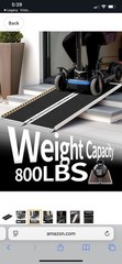 Wheels Bi-Fold Aluminum Wheelchair Ramp High Traction Portable 48×28 in