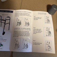 HEALTHLINE Junior Folding Walker Lightweight Deluxe 2 Button 5inch Wheels NEW