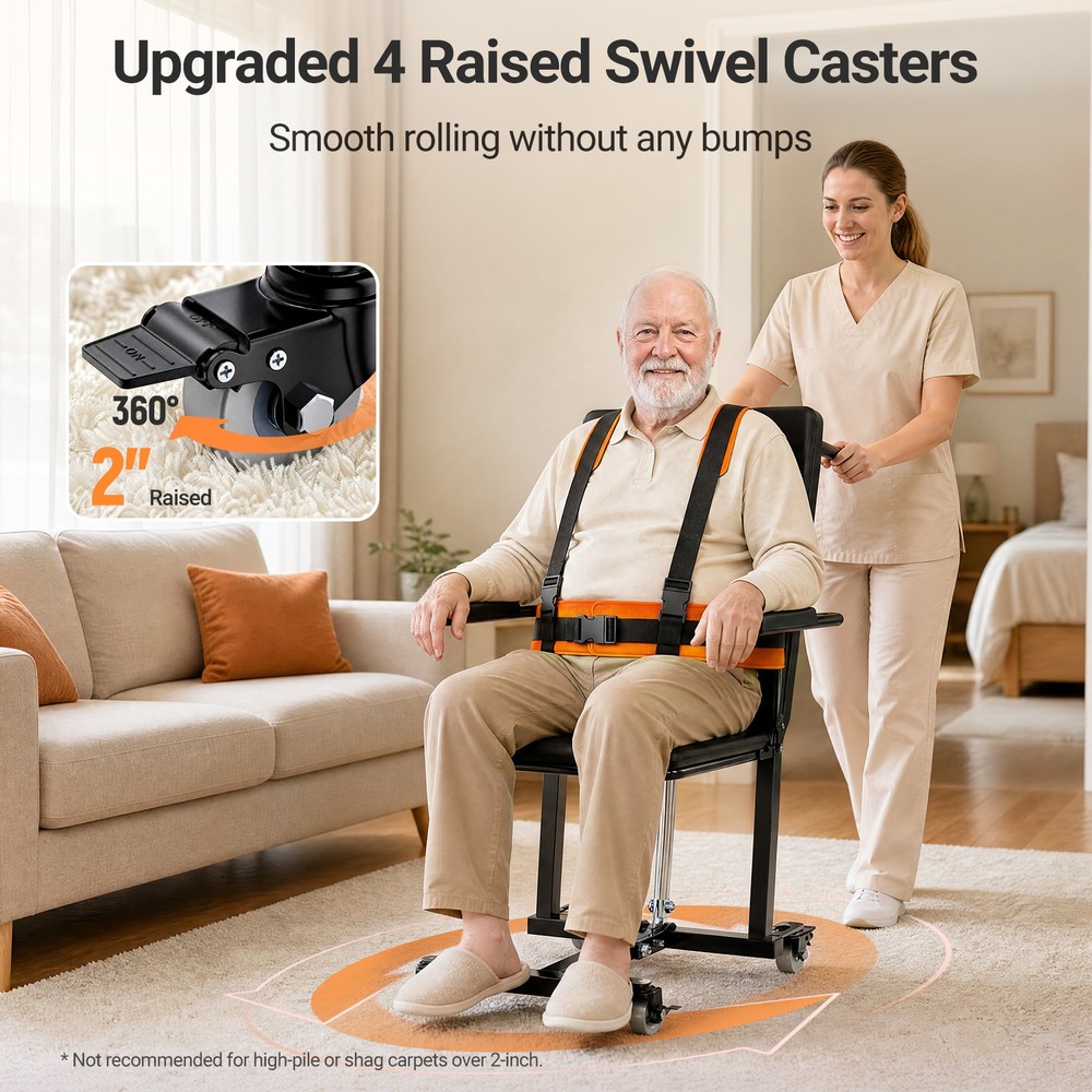 Foldable Floor Lift Get Up from Floor Lift Assist Devices 440 lb Capacity