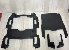 Quantum Q6 Edge 3 Power Wheelchair 11pc Shroud Body Kit Black iLevel