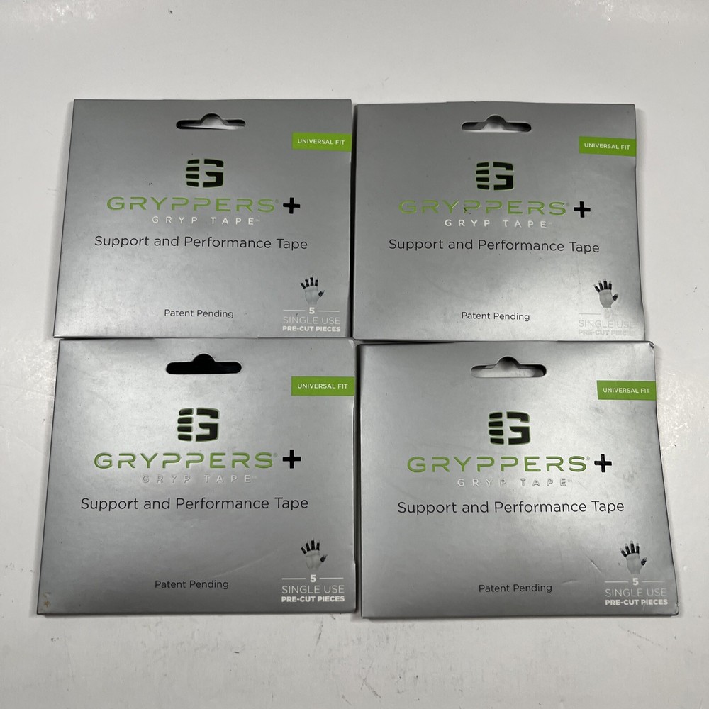 4 Gryppers Support And Performance Gryp Tape 5 Single Use Pre-Cut Universal Fit