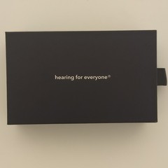 Open Box Audien Hearing Aid OTC Atom One, Rechargeable Open Box Never used
