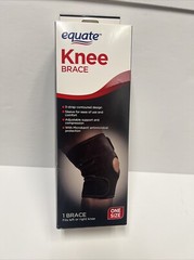 Equate Knee Brace with Microban Antimicrobial Protection, Adjustable Support