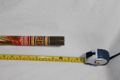 Manly Heavy Duty Hand Carved Wooden Cane Mexican Aztec Hand Painted ONE Cane