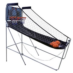 Indoor Basketball Arcade Game Double Electronic Hoops shot 2 Player W/ 4 Balls