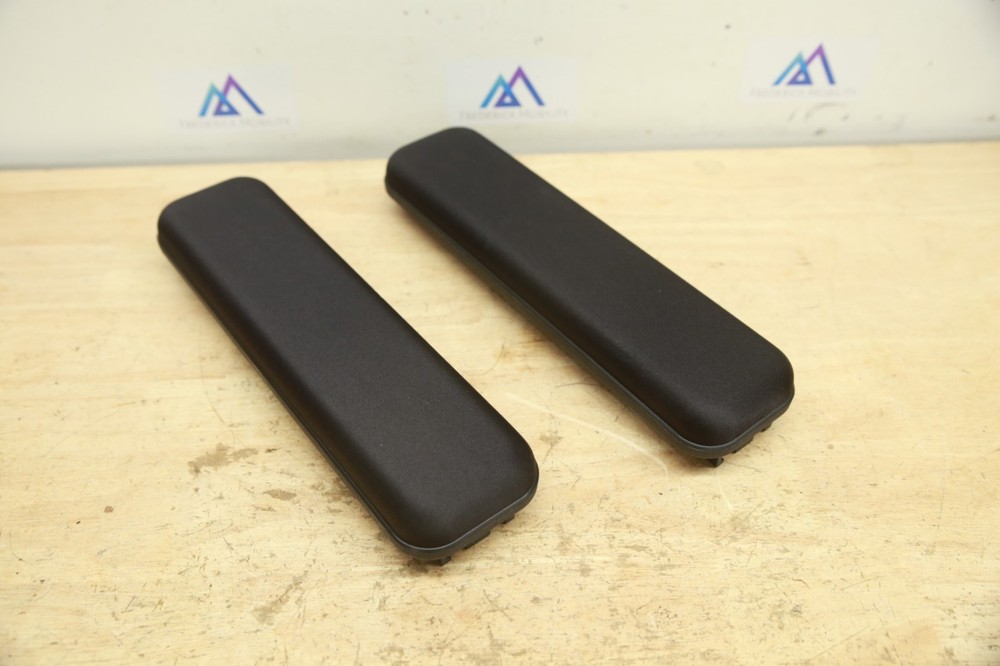 PAIR 14″Quantum GEL Armrest Arm Pads & MOUNT RAILS for Edge 3 Q6 2.0 J4 4Front +