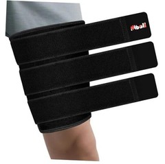 Adjustable Thigh and Hamstring Compression Sleeve with 3 XX-Large Black
