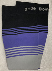 DOC MILLER Ankle Brace Compression Support Sleeve/BLACK, PURPLE, GRAY (X-Large)