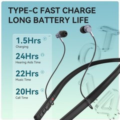 Rechargeable Bluetooth Hearing Aids for Seniors & Adults – Enhanced Sound Qualit